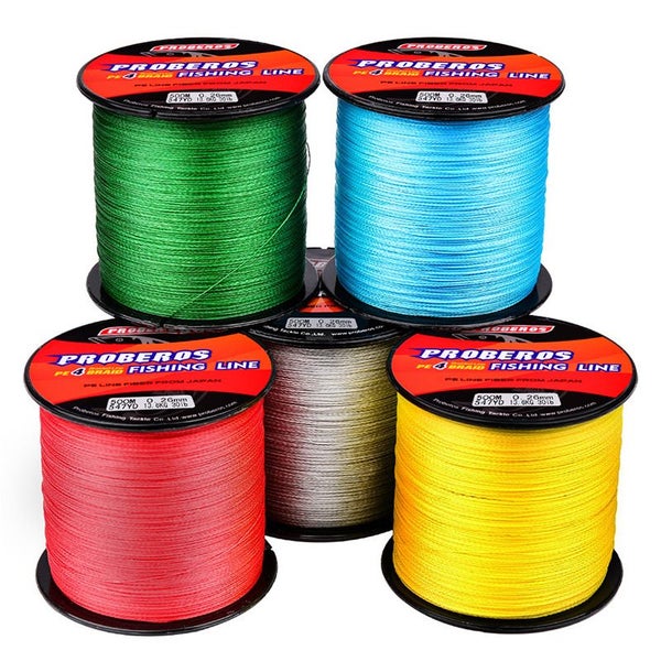 500 M Braided Fishing Line 4 Strands Stronger Multifilament PE Wire0.5mm/80LB Carousel 2