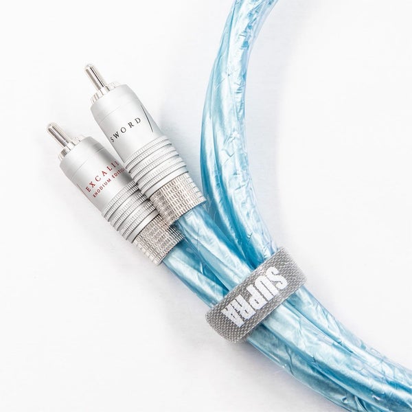 SUPRA SWORD EXCALIBUR ISL RHODIUM - RCA ANALOG INTERCONNECT 2.0 Mtr Carousel 2