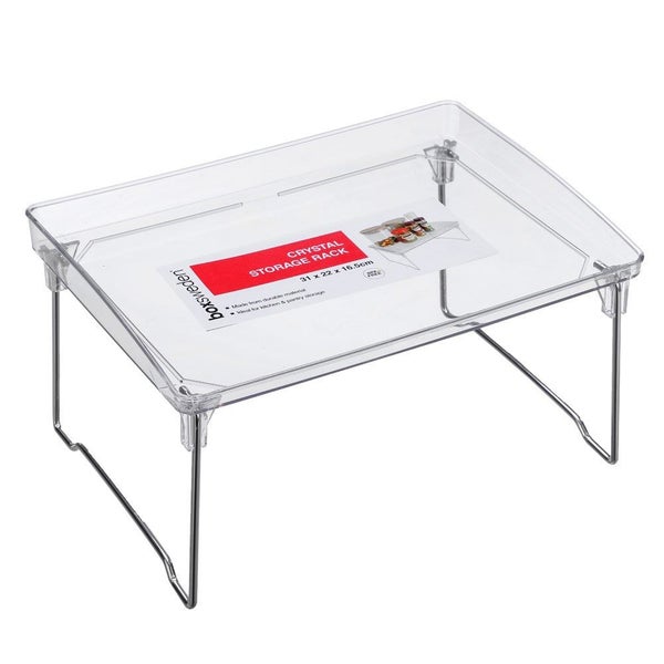 Boxsweden Crystal Clear Storage Rack Carousel 1
