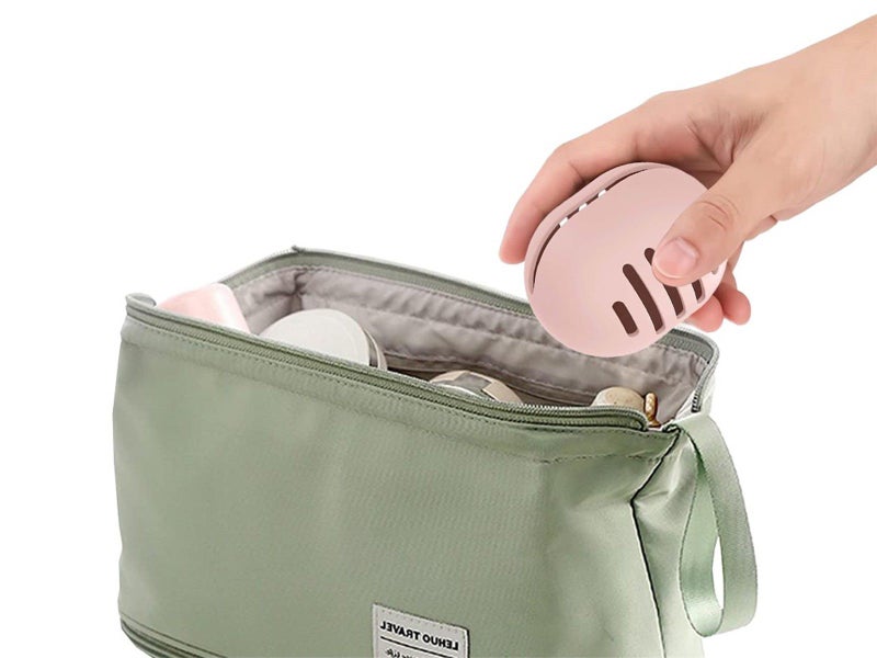 2Pcs Silicone Makeup Sponge Holder Shatterproof Beauty Make Up Blender Case Pink Carousel 4