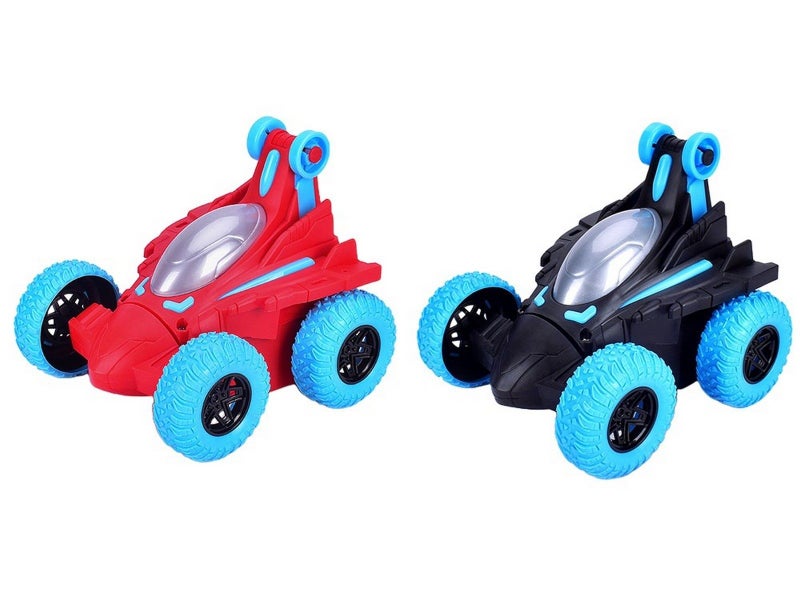 2Pcs Electric Special Effect Dump Truck Black and Red Carousel 1