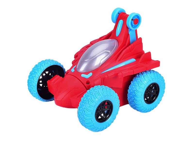 2Pcs Electric Special Effect Dump Truck Black and Red Carousel 6