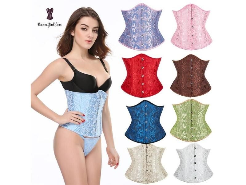 Jacquard Top Korsett Women Waist Shaper Everyday Waist Shapewear Bodysuit Waist Carousel 2