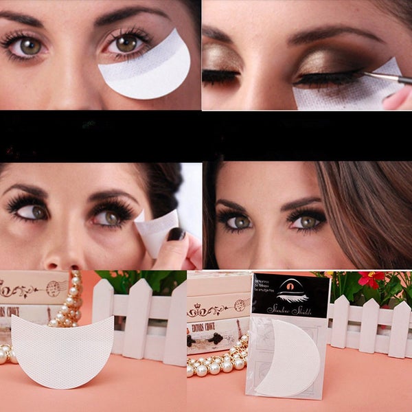 20Pcs Eye Shadow Shields Patches Eyelash Pad Under Eye Stickers Makeup Supplies Carousel 2