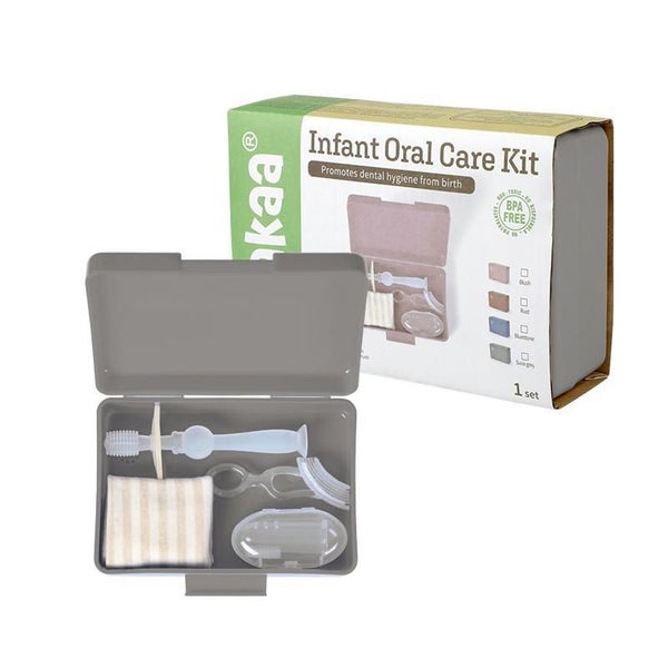 Haakaa: Infant Oral Care Kit - Suva Grey Carousel 1