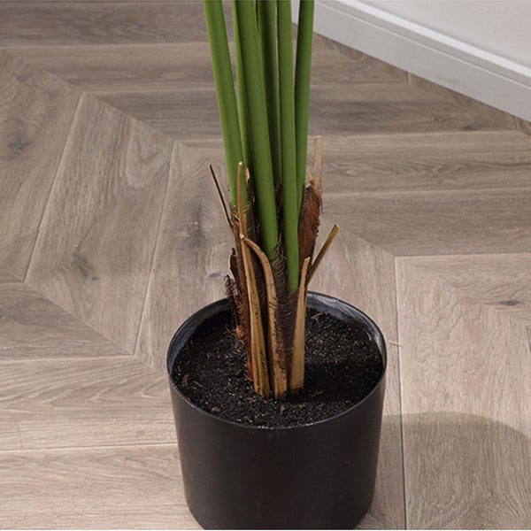 SOGA 120cm Artificial Natural Green Fan Palm Tree Fake Tropical Indoor Plant ... Carousel 7