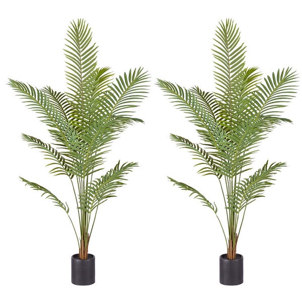 SOGA 2X 210cm Green Artificial Indoor Rogue Areca Palm Tree Fake Tropical Pla... Carousel 1