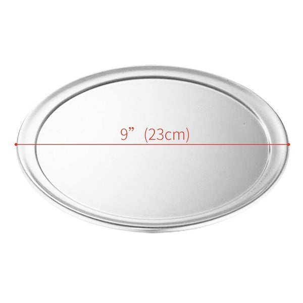 SOGA 9-inch Round Aluminum Steel Pizza Tray Home Oven Baking Plate Pan Carousel 2