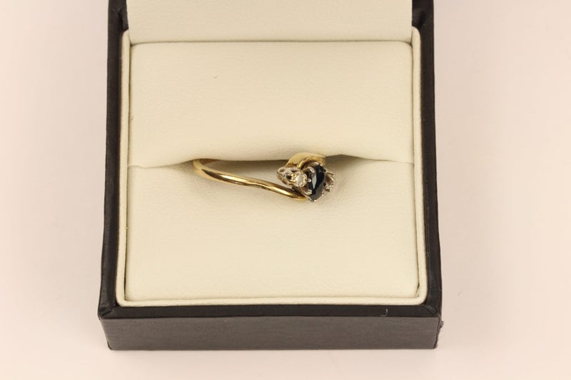 9ct Sapphire and Diamond ring Carousel 2