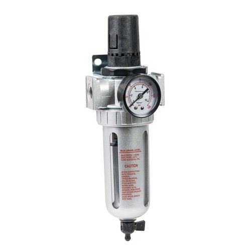 IWATA 2SPRAY AIR FILTER REGULATOR WITH GAUGE 1/4" - FR202 Carousel 1