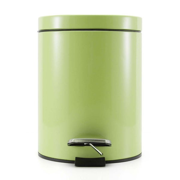 SOGA Foot Pedal Stainless Steel Rubbish Recycling Garbage Waste Trash Bin Rou... Carousel 2