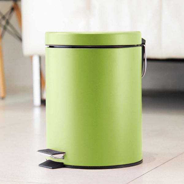 SOGA Foot Pedal Stainless Steel Rubbish Recycling Garbage Waste Trash Bin Rou... Carousel 7