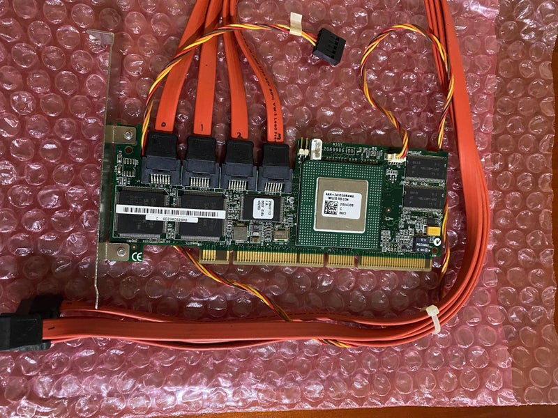 Adaptec Serial ATA SATA RAID AAR-2410SA PCI Board Card Carousel 1
