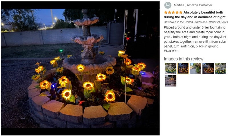 Brand New Solar Lights Outdoor Light Sunflowers*Hot SALE Carousel 2