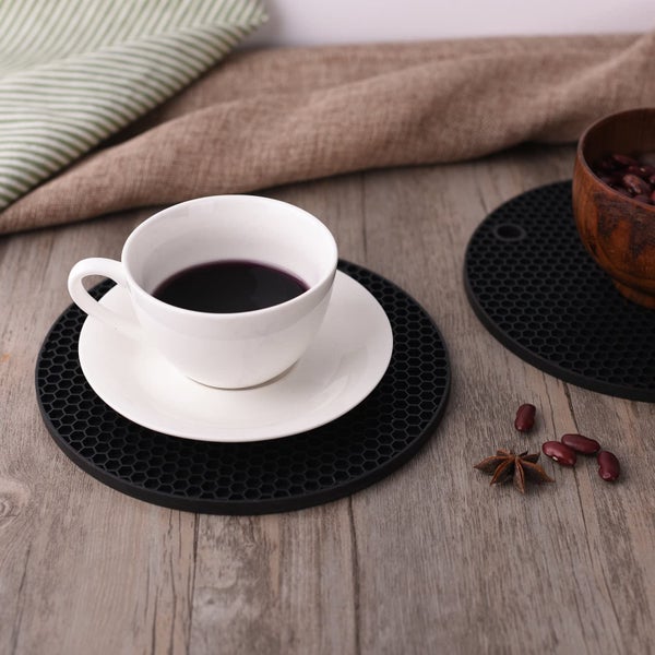 4pack Non Slip Silicone Hot Pads Mat Blue Kitchen Dining - Brand New NZ Stock Carousel 2