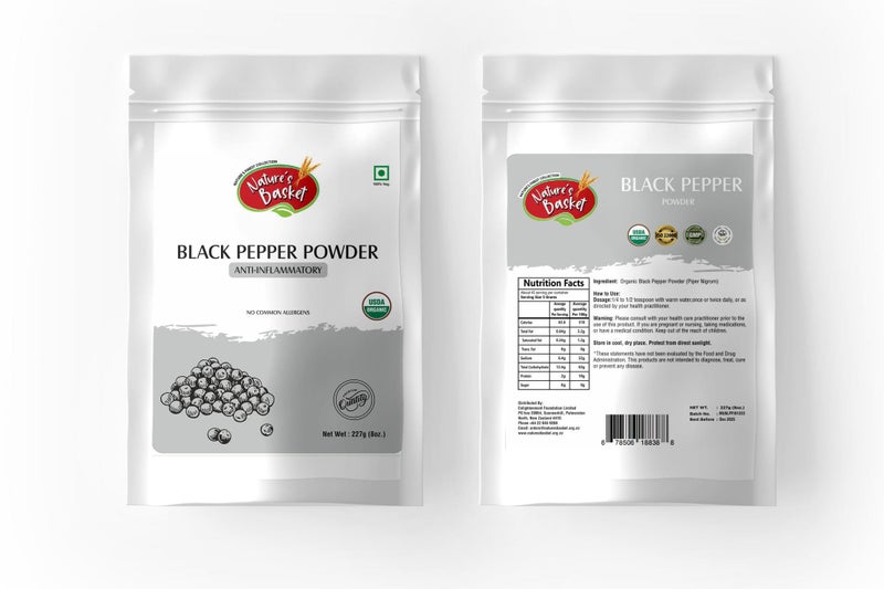 Black Pepper Organic Powder 227g Carousel 1