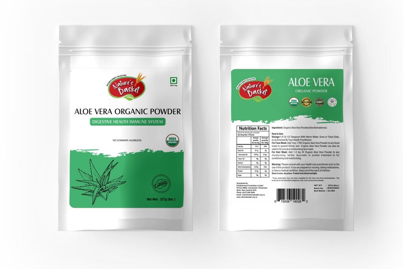 Aloe Vera Organic Powder 227g Carousel 1
