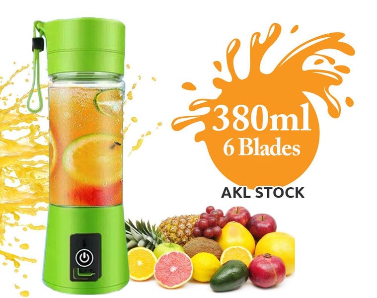 Portable Blender, Juicer, USB Rechargeable Smoothie Blend with 6 Sharp Blades Carousel 1