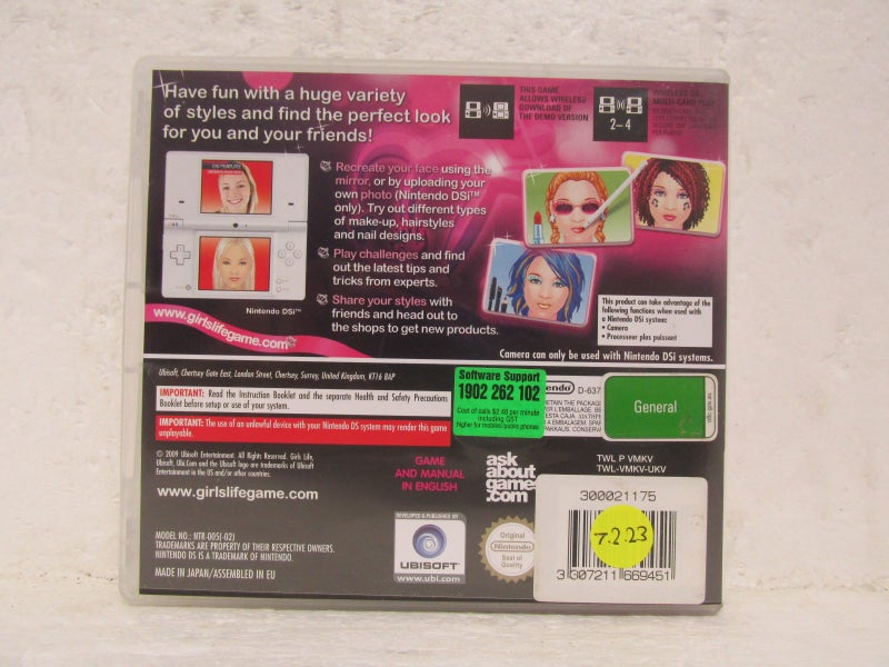 Girls life make over Nintendo DS Game Carousel 2