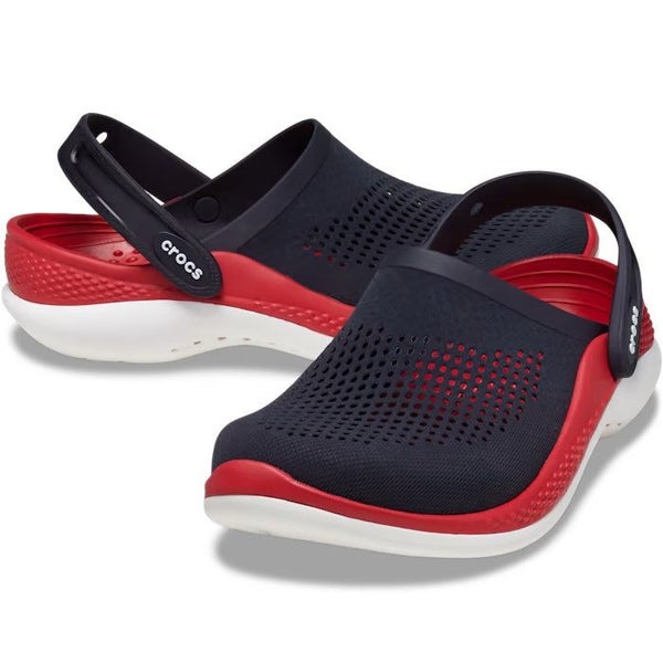 Crocs Womens & Mens LiteRide 360 Clog Navy Pepper Carousel 1