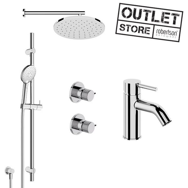 OVER STOCKED LINES - TITA CHROME SHOWER PACKAGE Carousel 1