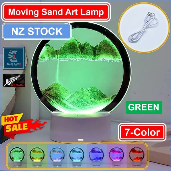 Sandscapes Painting Picture Glass Frame Home Art Decor *Local Buy* Carousel 1