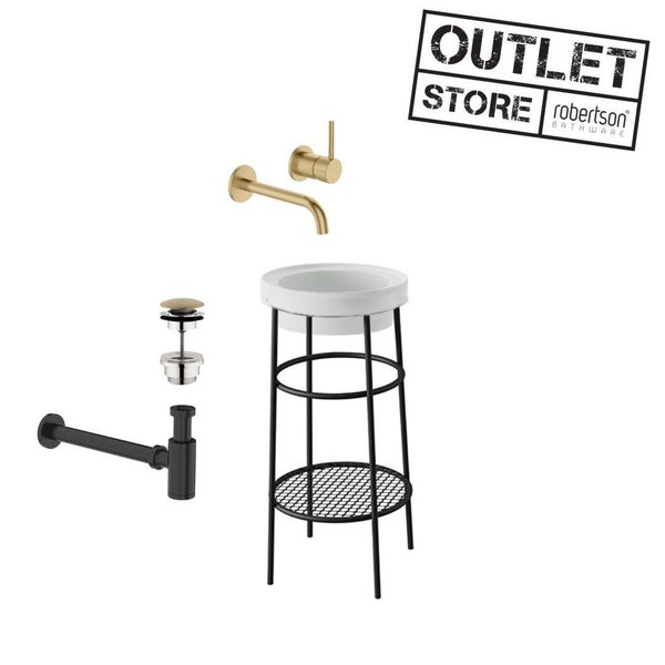 DESIGNER GOLD FUORI 403 POWDER ROOM PACKAGE Carousel 1