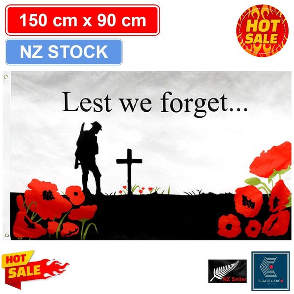WW1 Antiques Vintage Militaria Historic ANZAC Day Flag *Local STOCK NOW* Carousel 2