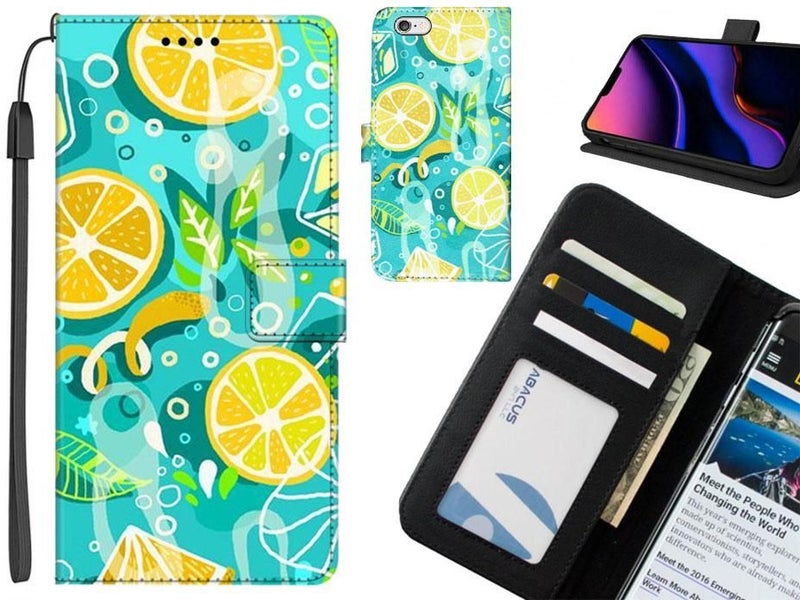 iPhone 6S Plus case leather wallet case printed ID Carousel 1