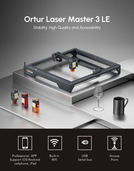 Ortur LM3 LE Laser Engraving & Cutting Machine10W 15,000mm/min (OLM3 Lite) Carousel 1