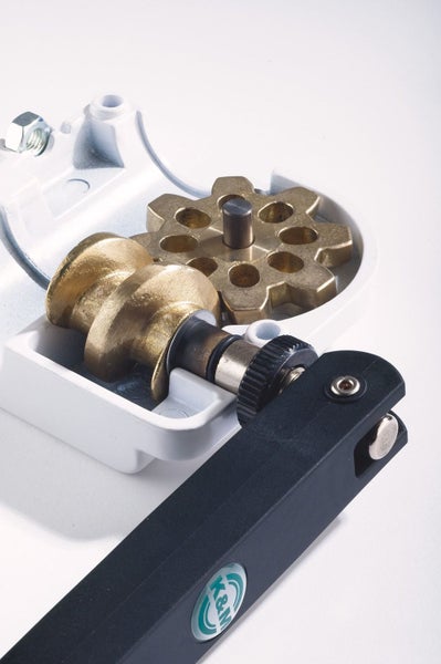K&M - 21339-000-55 - Distance Rod - With Hand Crank - M20 Thread. Carousel 2