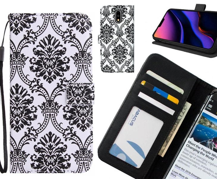 MOTO G4 PLUS Case 3 card leather wallet case printed ID Carousel 1