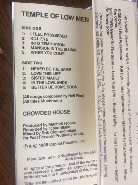 Crowded House - Temple Of Low Men Carousel 2