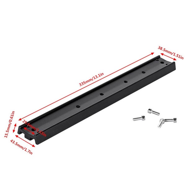Dovetail Telescope Mounting Plate 335Mm 13.1 Inch For Equatorial Tripod Long Ver Carousel 2