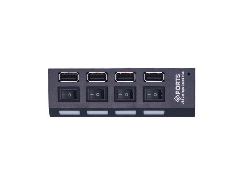 USB 2.0 Hub 4/7 Port Multiple Expander With Switch For PC Carousel 1