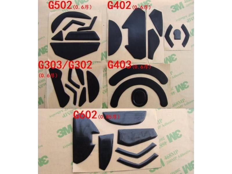 For Logitech G102 G403 G502 G602 G603 G303 G402 G Pro Mouse Feet Legs Skates Carousel 1