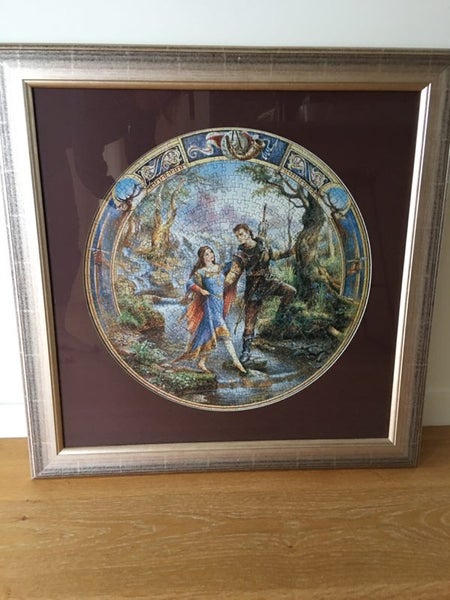 Extra Large Framed Circular Robin Hood Jigsaw Carousel 1