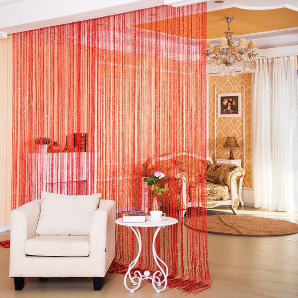 200cm*100cm Fly Screen Fringe Tassel Curtain String Spark Carousel 1