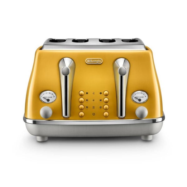 Delonghi Icona Capitals 4 Slice Toaster - Yellow (CTOC4003Y) Carousel 5