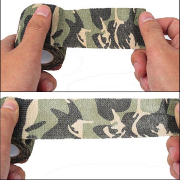 NEW Outdoor Camo Gun Hunting Waterproof Camping Camouflage Stealth Wrap Tape Carousel 8