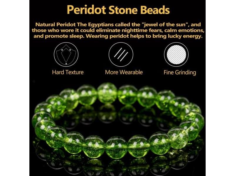 Natural Stone Bead Jewelry Gift For Men Women With Magnetic Health Protection Carousel 1