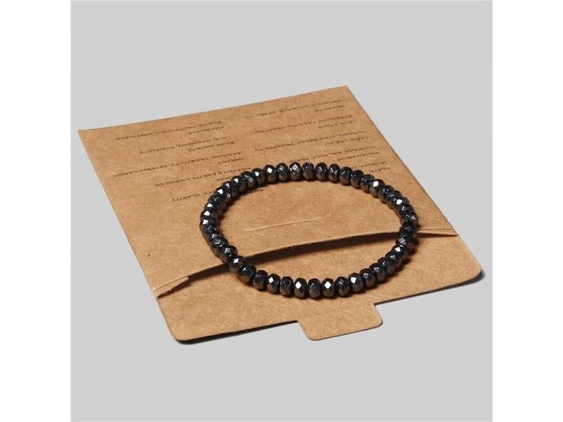 Men's 8mm Natural Hematite Tiger Eye Bead Classic Healing Stone Bracelet For Carousel 1