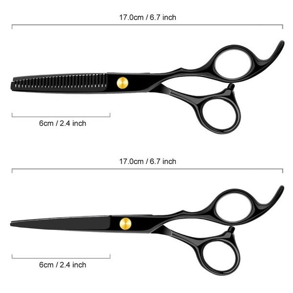 8 Piece Hair Cutting and Thinning Scissors Set Carousel 2
