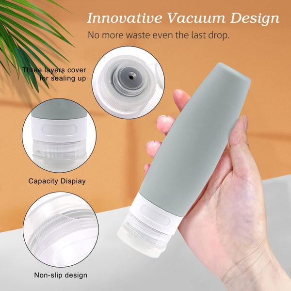 14PCs Silicone Leakproof Travel Bottles Set Carousel 7