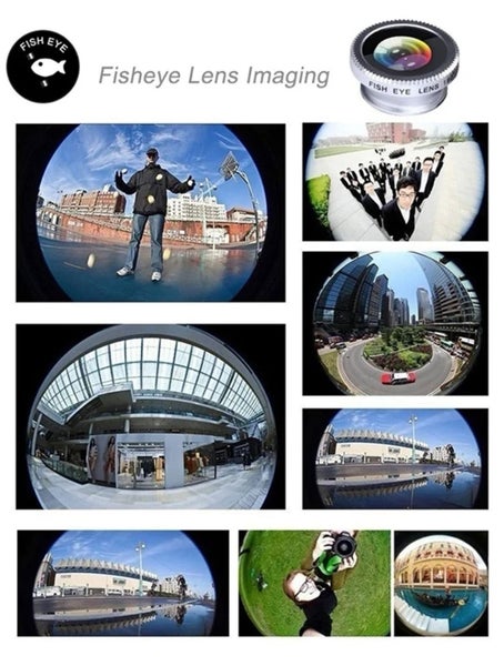 Fisheye Clip lense wide Angle - 3 in 1 Carousel 8