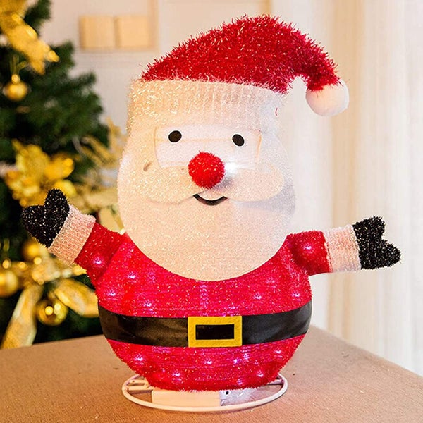 Christmas LED Lighted Santa Claus Christmas Party Decoration 50CM Carousel 2