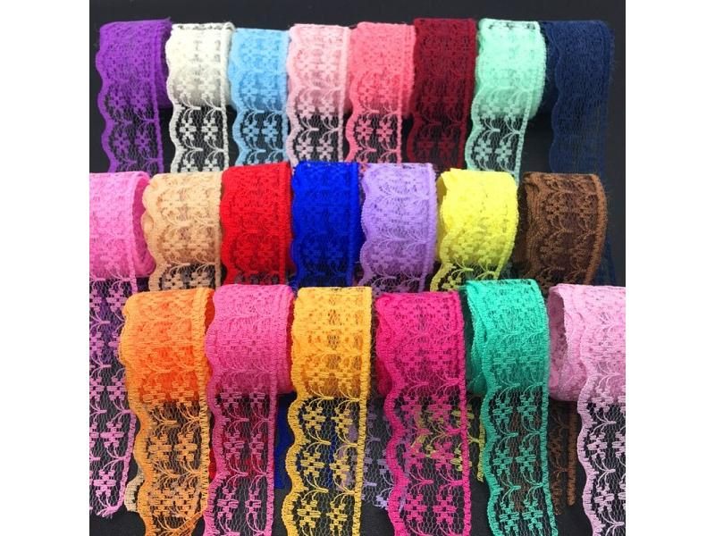 3/4" 20mm Wide (10yards/lot) Handicrafts Embroidered Net Lace Trim Ribbon DIY Carousel 2