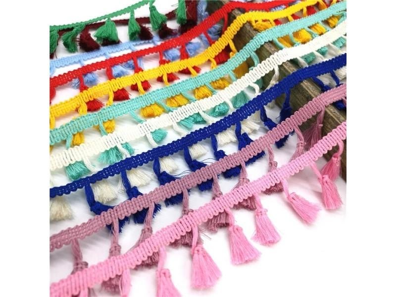 2 Yards Lace Trim Sewing Ribbon For Cotton Ethnic Latin Dress Decor Carousel 2