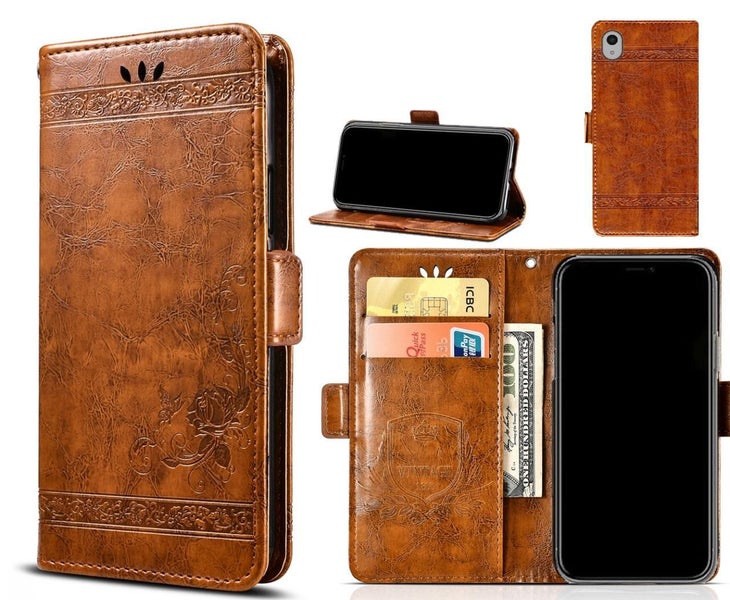 Sony Xperia Z5 Case retro leather wallet case Carousel 1