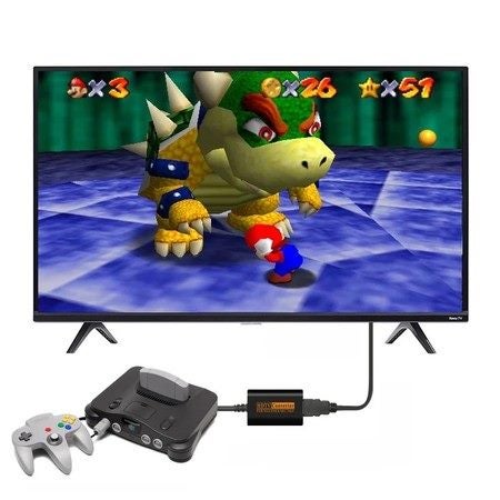 DATA FROG 720P Switch Converter To HDTV Video Cable Convenient Splitter For N64 Carousel 2